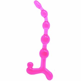 Baile Bendy Twist elastyczne kulki anatomiczne rożowe TPR