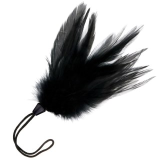 Darkness Czarny Długopis Stymulujący 17 cm - Akcesorium z Piorem
