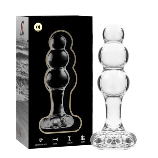 Ibiza Nebula Series Model 1 - Szklana wtyczka borokrzemowa 10,5 cm