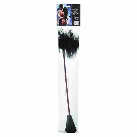 CalExotics Scandal Czarny Bat Ozdobiony Piorami 53,25 cm