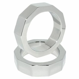 Metal Hard pierścień anatomiczny stalowy 55 mm chromowany