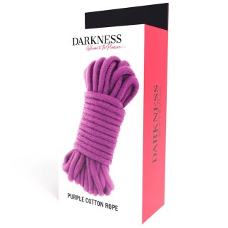 Darkness Lina Japońska 10m Bawełna Fioletowa - Wytrzymała Lina Bondage