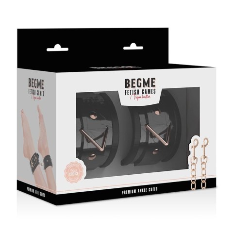 BEGME Premium Black Edition - Anatomiczne mankiety na kostki z neoprenem