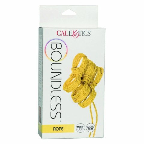 CalExotics Boundless Lina lina bawełniana 10 m żołta shibari