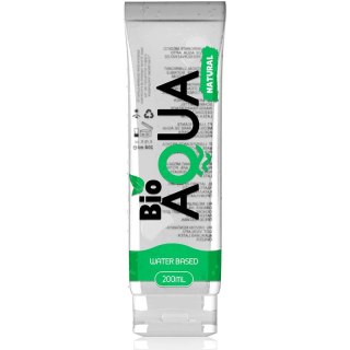 BIOAQUA Lubrykant na bazie wody 200 ml - naturalne składniki, bezbarwny