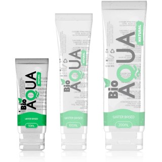BIOAQUA Naturalny Żel Intymny na Bazie Wody 50 ml - Bezbarwny i Bezzapachowy