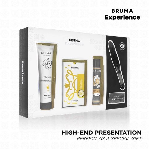 BRUMA Xperience Zestaw Intymny Pina Colada z Akcesoriami i Żelem Ultra Slip