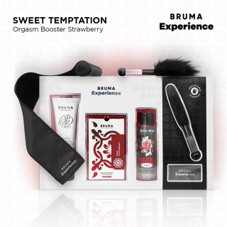 BRUMA Xperience Zestaw Truskawkowy - Żel Ultra Slip i Akcesoria Relaksacyjne