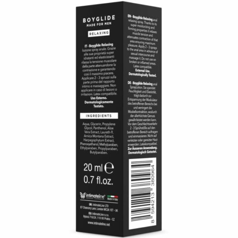 Intimateline Boyglide Spray pielęgnacyjny z ekstraktem aloesu 20 ml