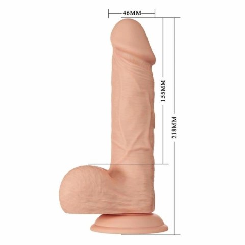 Baile Bahamut elastyczny model anatomiczny 21,8 cm naturalny z przyssawką