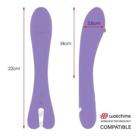Mr Boss Enzo Zegarek Sterowanie Bezprzewodowe Fioletowy 22 cm