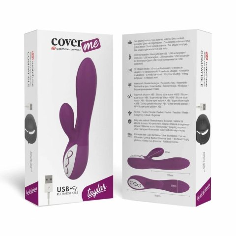 Coverme Taylor - Precyzyjny stymulator punktu G i łechtaczki, Watchme, fioletowy