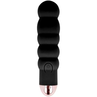 Dolce Vita Black Six - wibrujący model z akumulatorem, 7 trybow, silikon