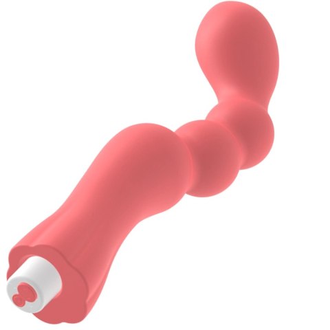 G-SPOT Gohan masażer intymny ładowalny jasnoczerwony silikon 200mm