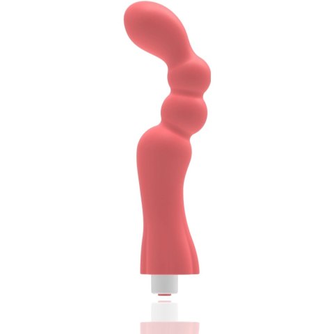 G-SPOT Gohan masażer intymny ładowalny jasnoczerwony silikon 200mm