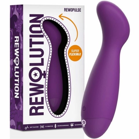Rewolution Rewopulse elastyczny model silikonowy 10 trybow, fioletowy