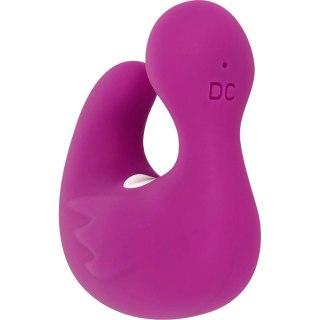 Coverme DuckyMania silikonowy naparstek stymulujący, akumulatorowy, fioletowy