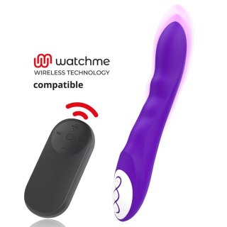 Galatea Dante Lilac - Wibrator silikonowy, 10 trybow, Watchme, 21 cm
