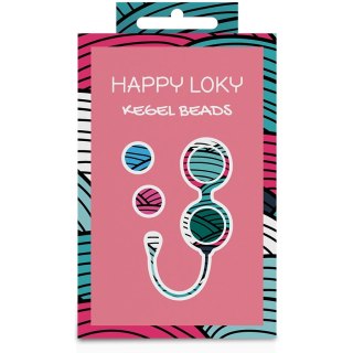 Happy Loky Koraliki Kegla 4 sztuki silikon medyczny rożne wagi