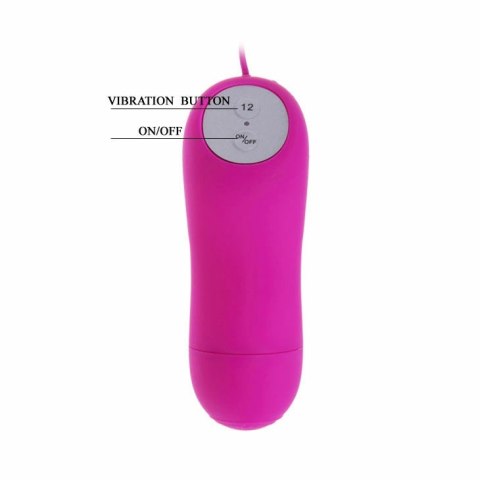 Baile Secret Bunny wibrator 12-funkcyjny liliowy silikonowy
