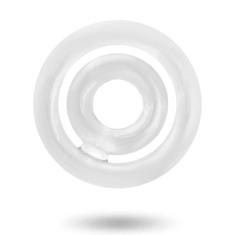 Addicted Toys Potenz-C-Ring Zestaw Silikonowych Pierścieni Przezroczystych