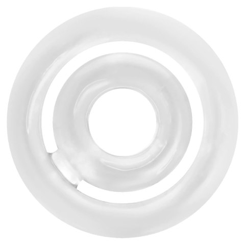 Addicted Toys Potenz-C-Ring Zestaw Silikonowych Pierścieni Przezroczystych