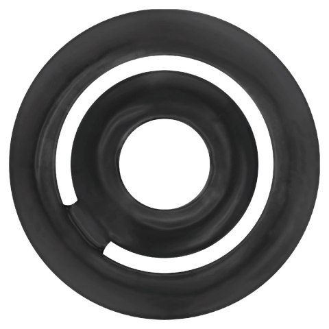Addicted Toys Potenz C-Ring czarny - podwojny pierścień silikonowy
