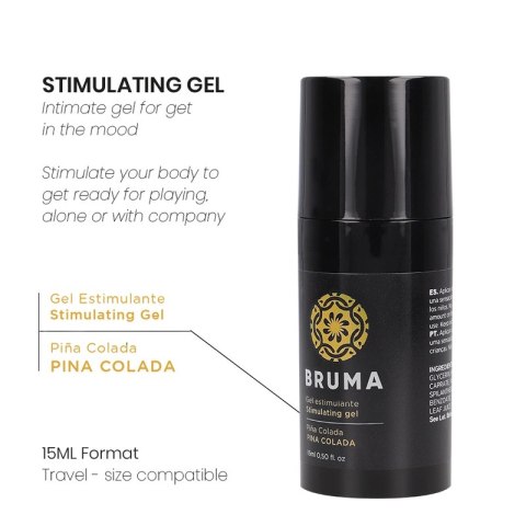 BRUMA Balsam wzmacniający smak Pina Colada 15ml - żel intymny, travel size