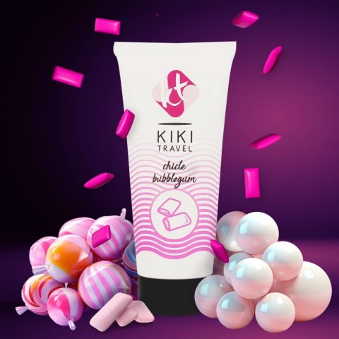 Kiki Travel Lubrykant Wodny 50ml Guma Balonowa Truskawkowa Vegan