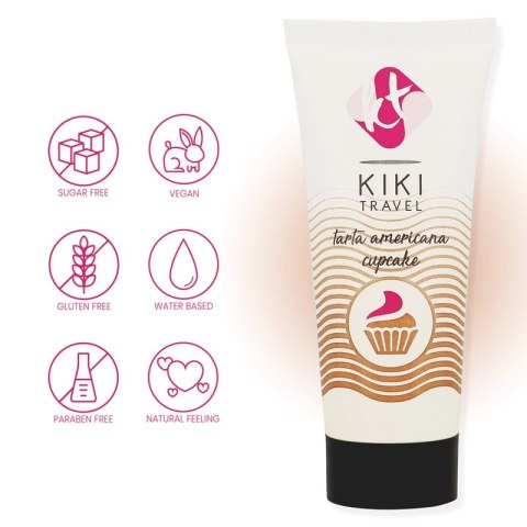 Kiki Travel Lubrykant Wodny Babeczkowy 50 ml Wegański Aloes