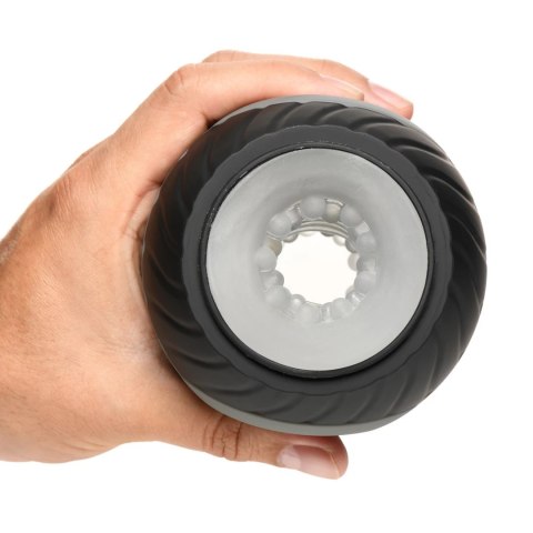 Curve Toys 10X Black - Wibrująca maszyna intymna z funkcją ściskania