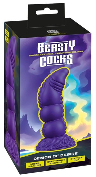 Beasty Cocks Demon of Desire model metaliczny silikon 22,5 cm