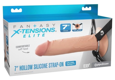 Fantasy X-tensions Elite FXTE7 Osłona Silikonowa 19 cm z Paskiem Hollow