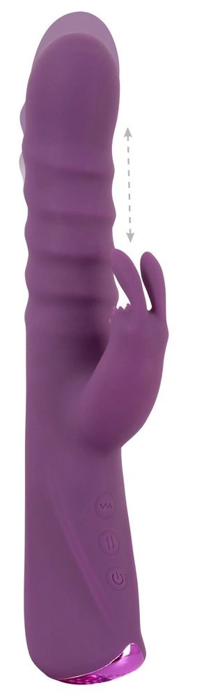 Jacida Model 2F Violet - Wibrator z Funkcją Ruchu i Podwojną Stymulacją