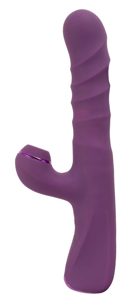 Javida Wibrator 3-funkcyjny Kroliczek Fioletowy Silikonowy 24 cm