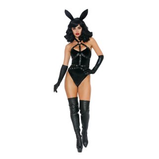Dreamgirl Bad Girl Bunny kostium damski S aksamit i ekoskora