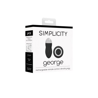 Shots Simplicity George bezprzewodowe jajko z pilotem silikonowe