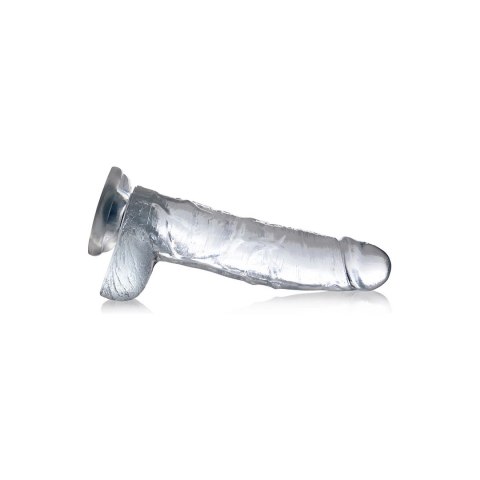 Curve Toys Crystal Clear 23 cm model z przyssawką i anatomiczną podstawą
