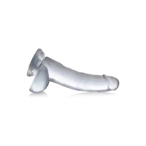 Curve Toys Crystal Clear model z przyssawką i anatomiczną podstawą 20,5 cm