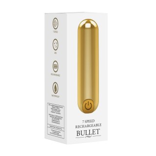 Shots Be Good Tonight Bullet 10 trybow, mini wibrator, czarny 7,7 cm