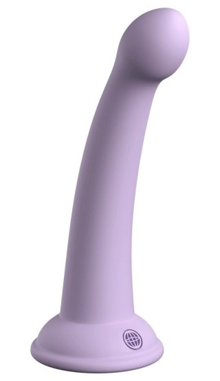 Dillio Platinum Secret Explorer 17,2 cm Fioletowy - silikonowy model z okrągłą końcowką