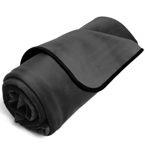 Liberator Fascinator Throw Czarna narzuta z mikrofibry 183x137cm