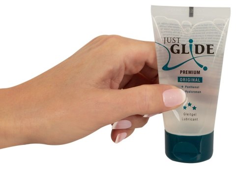 Just Glide Premium żel intymny wodny z hialuronem i pantenolem 50 ml