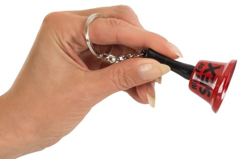 Orion Brand brelok metalowy dzwonek czerwony 6,5 cm