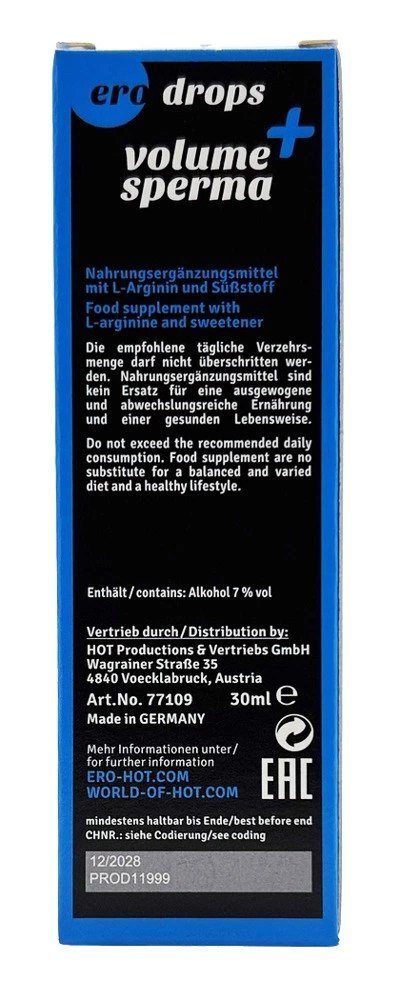 Orion Volume Sperma+ Men 30 ml - krople dla mężczyzn, suplement diety