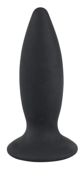 Black Velvets Stożkowy Korek Wibracyjny S 11cm czarny silikonowy