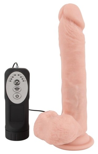 Medical Silicone Wibrator Wstrząsowy 21cm 8 Trybow z Przyssawką