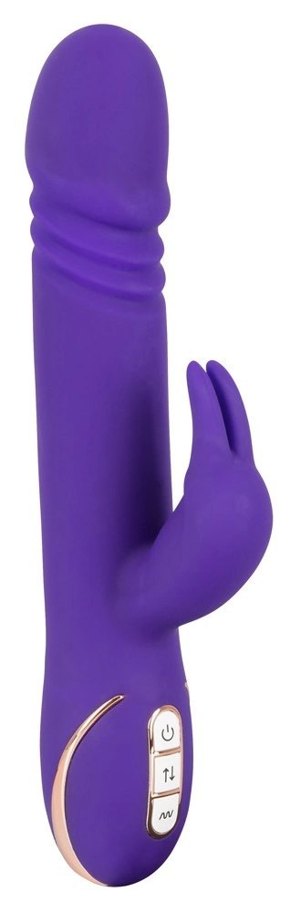 Vibe Couture Skater Rabbit Fioletowy - wibrator z funkcją ruchu i 7 trybami