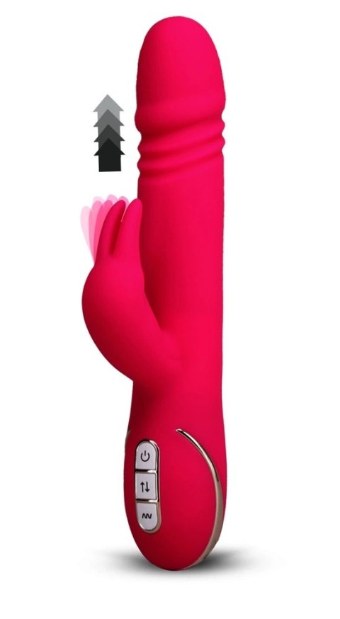Vibe Couture Skater Rabbit Pink - Model z Funkcją Pchania i 7 Trybami