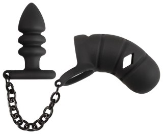 Black Velvets System Kontroli Komfortu Czarny 11,5 cm Silikonowy